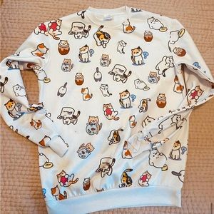 Size unisex small Cat Sweatshirt Purchased from Amazon